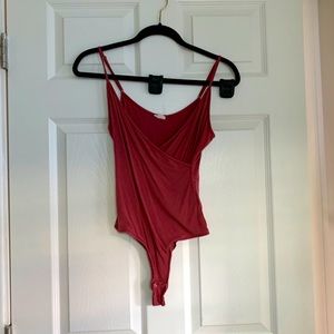 Cute maroon body suit from garage